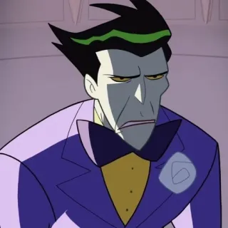🤡 Joker méchant, comics, DC Comics, personnage de dessin animé telegram sticker