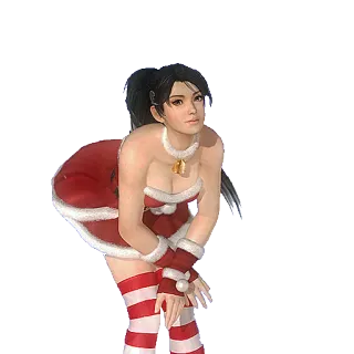 🤶 phụ nữ, giáng sinh, đỏ, anime, sexy telegram sticker