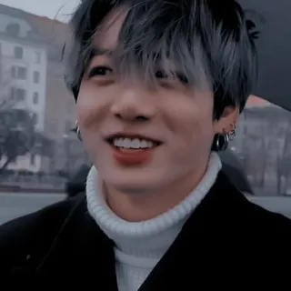 🌟 Jungkook K-pop, piosenkarz, idol, portret, męski, Jungkook whatsapp sticker