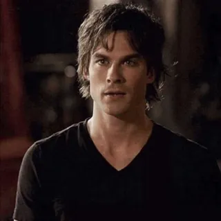 😳 Damon Salvatore The Vampire Diaries vampiro, tele, actor, Ian Somerhalder, guapo telegram sticker