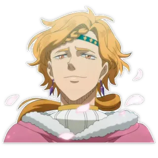 Black clover / Чёрный клевер telegram stickers