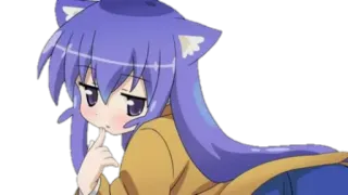 😚 Anime, Catgirl, Chibi, Lindo, Manga, Kawaii whatsapp sticker