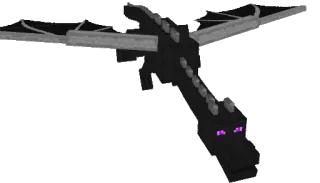 🐉 rồng, minecraft, game, ender dragon, fantasy telegram sticker