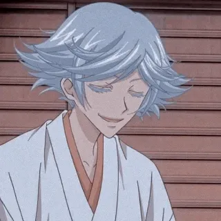 🤍 Tomoe Kamisama Kiss アニメ, キャラクター, 狐, 巴衛, 神様はじめました whatsapp sticker