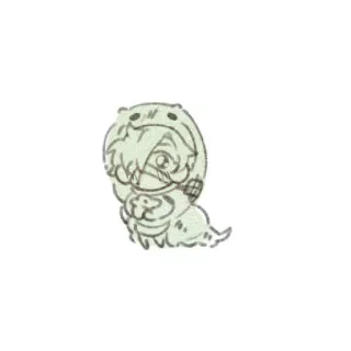 🥺 Anime, Chibi, Personage, Cartoon, Schattig, Schets telegram sticker