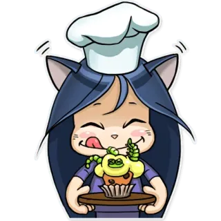 Kitty The Witch telegram stickers