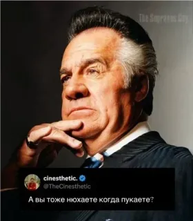 😼 Paulie Walnuts The Sopranos А вы тоже нюхаете когда пукаете? telegram sticker