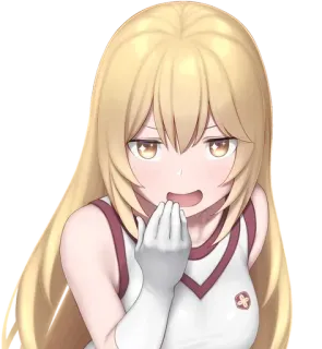 😌 Anime, chica, linda, Manga, personaje telegram sticker