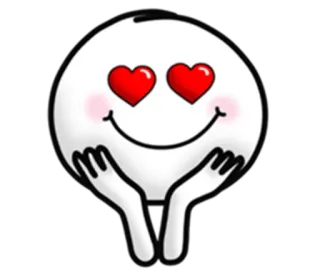 😍 amore, cuore, emoji, carino, affetto telegram sticker