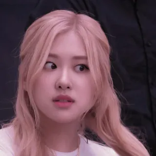 🥺 Rose K-pop, певец, Rose, Blackpink, смешной, лицо whatsapp sticker