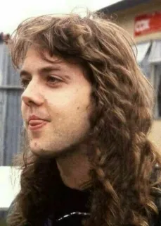 😝 Kirk Hammett Metal, Musicista, Chitarrista, Metallica, Rock telegram sticker