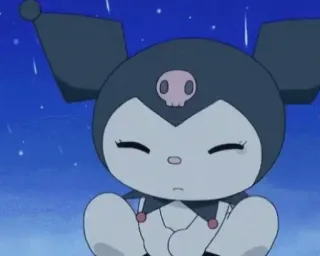 😔 Kuromi Kuromi, Anime, Desenho animado, Personagem, Sanrio whatsapp sticker