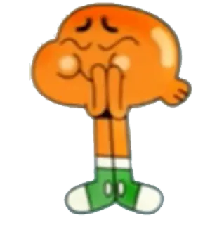 😂 Darwin Watterson The Amazing World of Gumball Dessin animé, Animal, Poisson, Drôle, Le Monde Incroyable de Gumball, Darwin, Watterson telegram sticker
