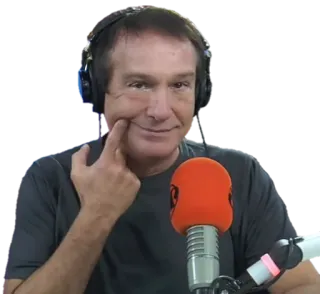 😬 Mann, Radio, Mikrofon, Kopfhörer, Person, Lächeln whatsapp sticker