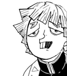 🤡 Zenitsu Agatsuma Demon Slayer Anime, Demon Slayer, Zenitsu, Mangá, Personagem telegram sticker