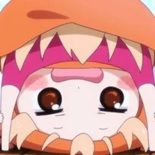 🍊 anime, cute, manga, character, orange, cartoon, kawaii telegram sticker