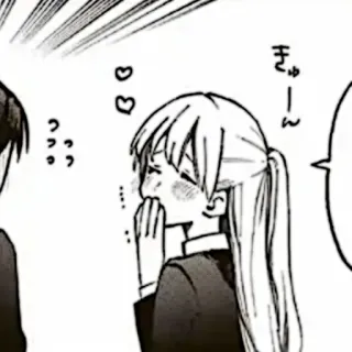 🎧 きゅーん Anime, Manga, Romance, Dessin animé, Mignon, Fille telegram sticker
