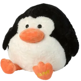 🐧 HAPPY pinguino, peluche, giocattolo, animale, felice telegram sticker