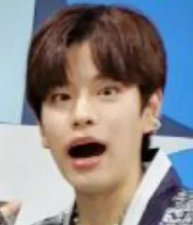 🔥 person, mann, porträt, gesicht, schockiert, offener mund, kpop telegram sticker