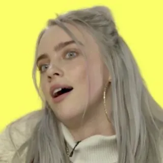 💧 Billie Eilish บิลลี ไอลิช, นักร้อง, คนดัง, ป๊อปสตาร์ telegram sticker