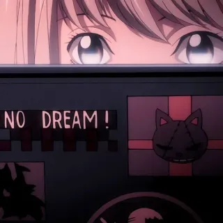 😶 NO DREAM! anime, sad, dream telegram sticker