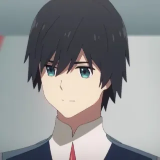 🍢 Hiro Darling in the Franxx อนิเมะ, ฮิโระ, ดาร์ลิ่งอินเดอะแฟรงค์ส, ตัวละคร, อนิเมชั่น telegram sticker