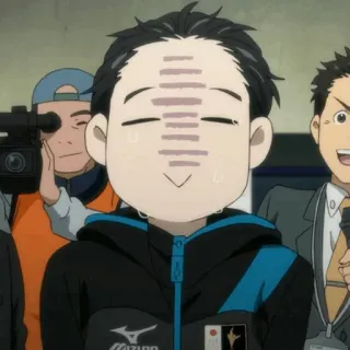 💤 Yuri Katsuki Yuri on Ice Аниме, Мультфильм, Парень, Персонаж, Yuri on Ice telegram sticker
