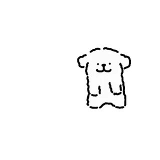 💬 chó, chó con, động vật, dễ thương, hoạt hình telegram sticker