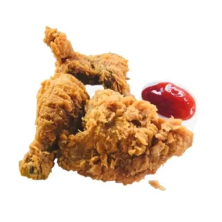 🍗 ayam goreng, makanan, ayam, saus tomat, makan siang, makan malam, renyah telegram sticker
