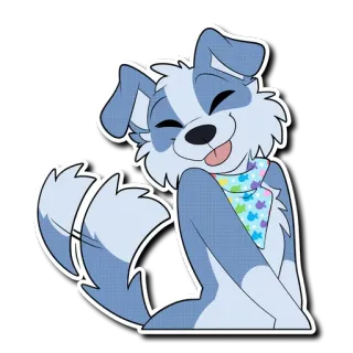 😊 anjing, binatang, hewan peliharaan, anak anjing, kartun, stiker telegram sticker