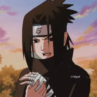 🍙 Sasuke Uchiha Naruto Sasuke, Uchiha, Naruto, Anime, Manga, Ninja whatsapp sticker