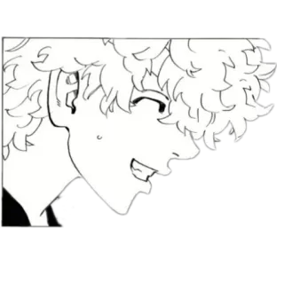 🙂 Anime, Manga, Personaggio, Sorriso whatsapp sticker