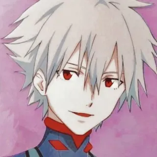 🌟 Kaworu Nagisa Neon Genesis Evangelion Anime, Kaworu Nagisa, Evangelion, Charakter, Manga telegram sticker