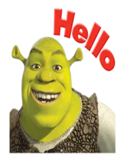 Shrek @StikerDi telegram stickers