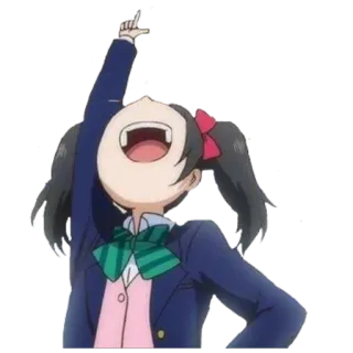 ☝ อนิเมะ, การ์ตูน, แอนิเมชั่น, ตัวละคร telegram sticker
