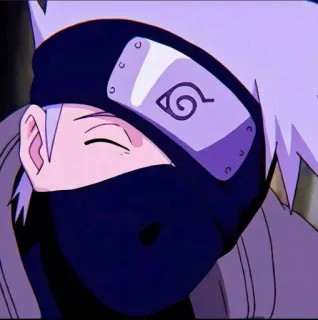 🌌 Kakashi Hatake Naruto anime, kakashi, naruto, ninja, manga, character telegram sticker