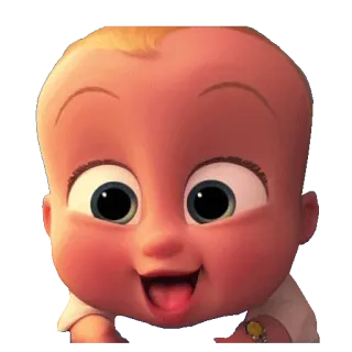 😁 Boss Baby The Boss Baby bebé, jefe, dibujos animados, personaje, película telegram sticker