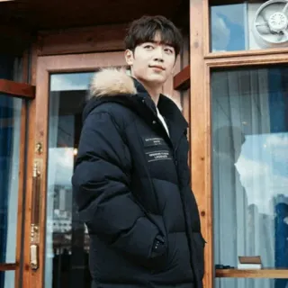 🖇 mann, winter, jacke, mode, stil, model whatsapp sticker