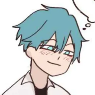 💌 Anime, Manga, Postać, Chłopak, Słodki telegram sticker