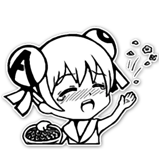 🌷 Anime, Manga, Mädchen, Chibi, Kawaii, Cartoon telegram sticker