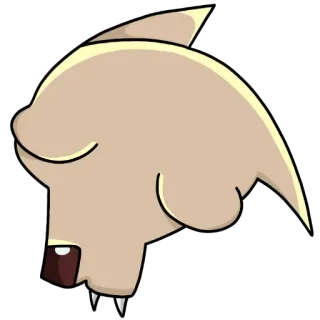 ☹️ Dibujo animado, Personaje, Animal, Criatura, Pegatina, Perro telegram sticker