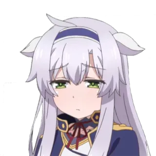 😔 anime, girl, sad, manga, character, cute telegram sticker