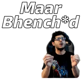 🤣 Maar Bhench*d Ngôn ngữ xúc phạm, Tiếng lóng, Ấn Độ, Lời thề, Sự tục tĩu telegram sticker