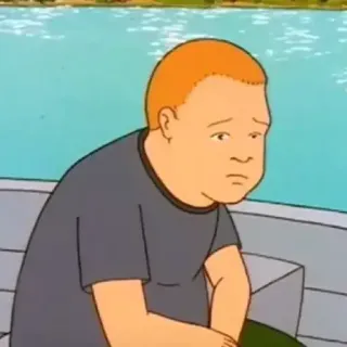🤒 Bobby Hill King of the Hill Bobby Hill, King of the Hill, desenho animado, triste, personagem, animado whatsapp sticker