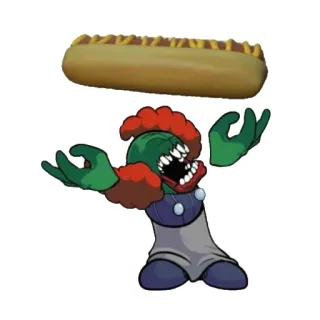 🌭 Tricky the Clown Madness Combat Clown, Monstre, Hot-dog, Effrayant, Horreur, Nevada telegram sticker