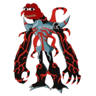 🐸 Pepe the Frog @CEJEC pepe, frog, meme, monster, character, internet meme telegram sticker