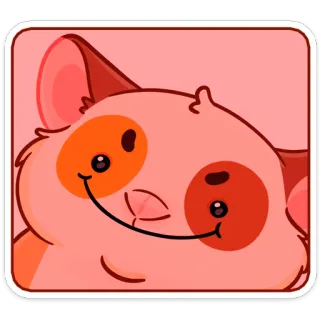 😑 criceto, carino, animale, cartone animato telegram sticker