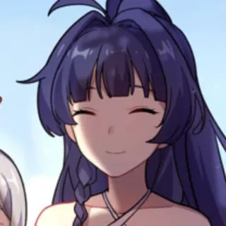 ☺️ Animé, Personnage, Dessin animé, Fille, Portrait whatsapp sticker