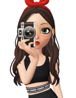 📸 CHANCE CHANCE CHANCE mulher, câmera, fotografia, moda, estilo, moderno telegram sticker