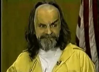 🤨 Charles Manson Charles Manson, chef de secte, meurtre, crime telegram sticker